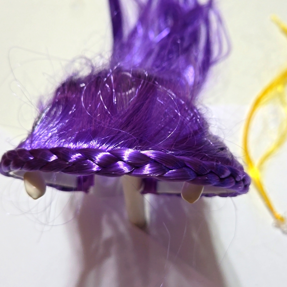 *H25321  Purple  Party Hair with Braided Headband